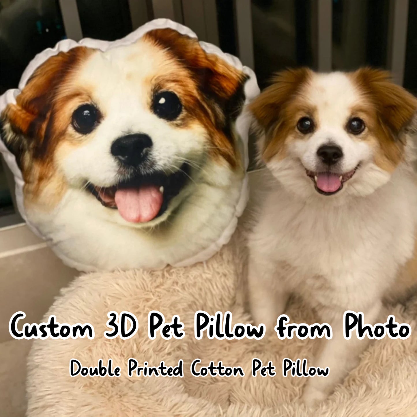 Custom Pet Pillow with Photo