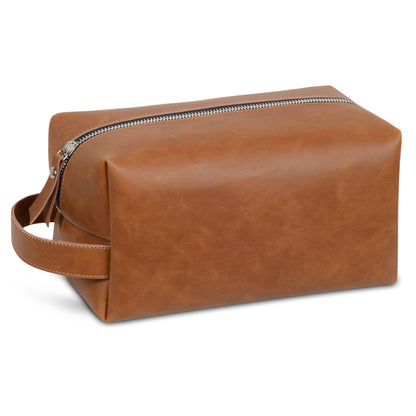 Personalized UV Printed Toiletry Bag Customizable PU Leather Bag Dopp Kit Waterproof Wash Bag Suitable
