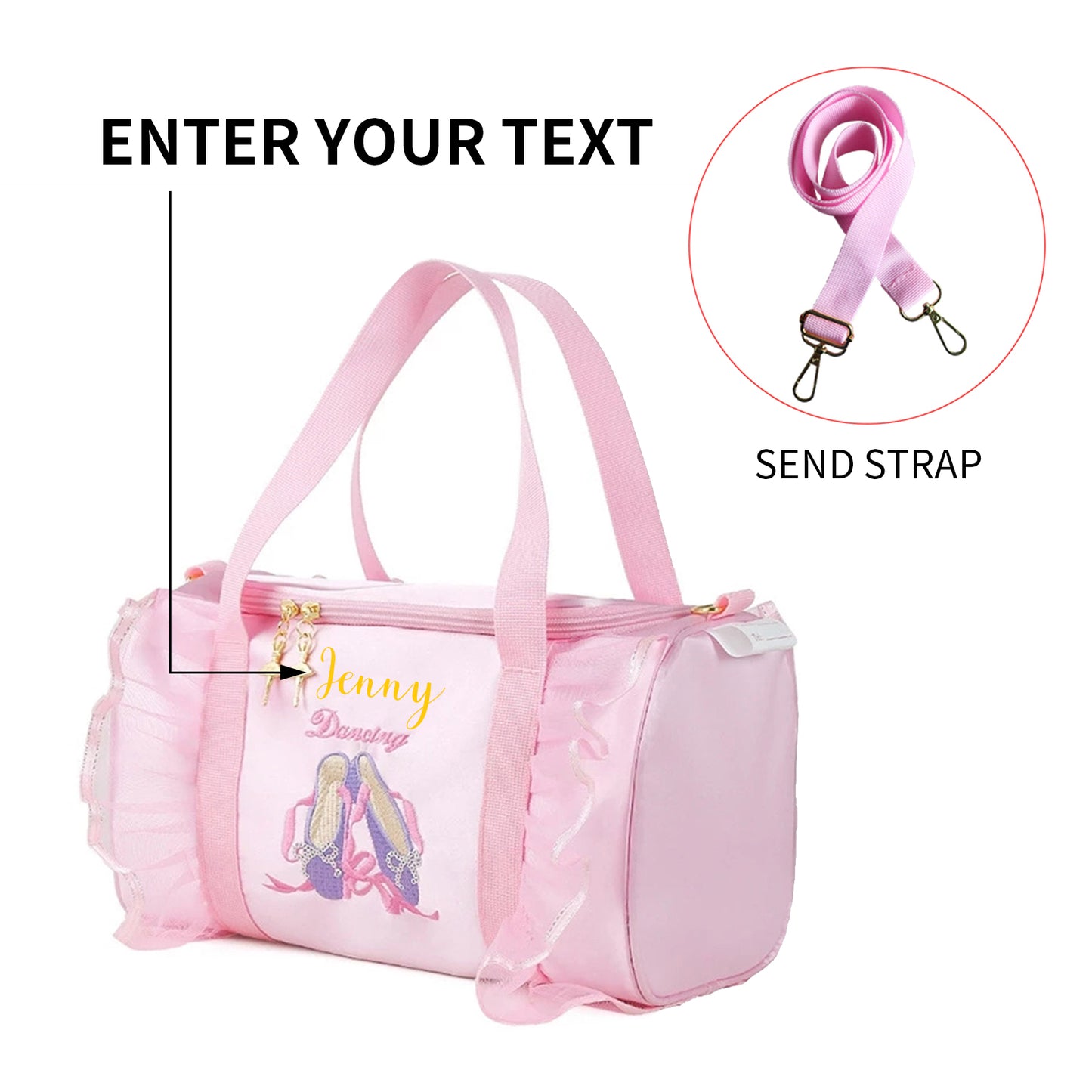 Personalized Kids Dance Ballet Bag