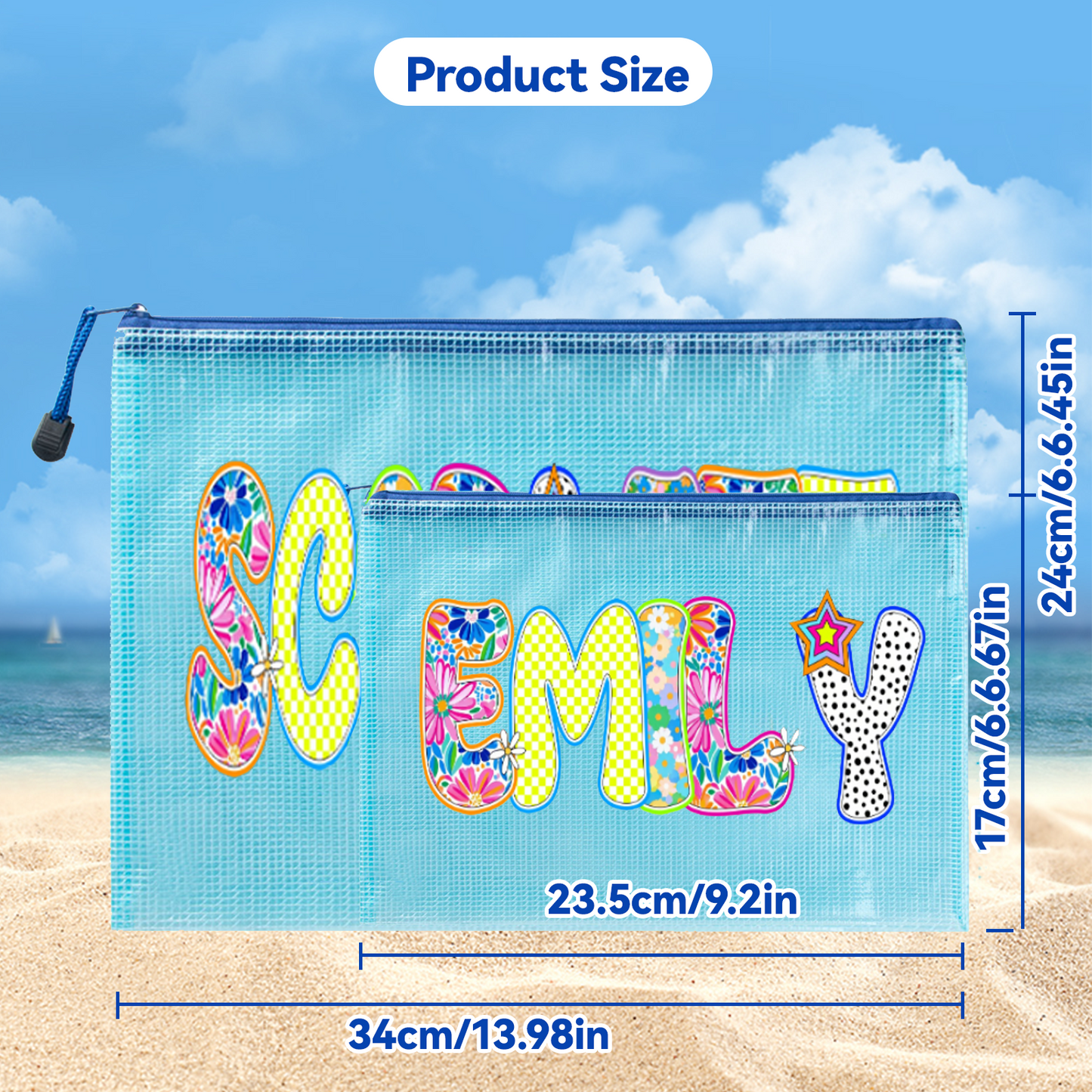 Personalized Beach Bag with Artistic Name