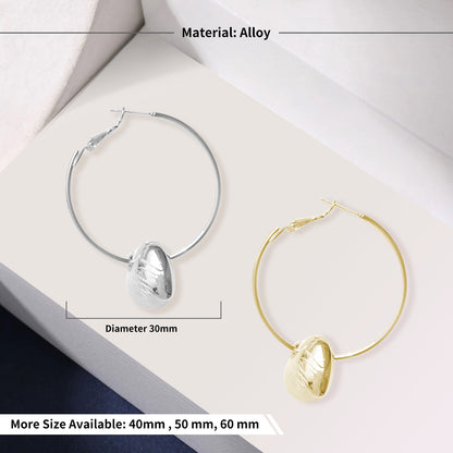 Personalized Heart Hoop Earrings