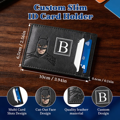 Personalized Bat Wallet with Name