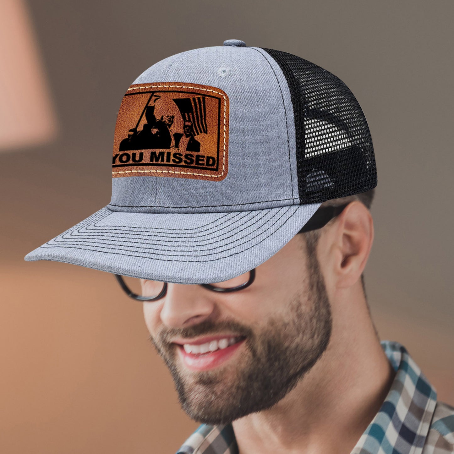 You Missed Trump Shot Handmade Hat