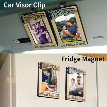 Personalized Car Photo Frame Sun Visor Clip