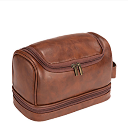 Personalized Leather Toiletry Bag for Men