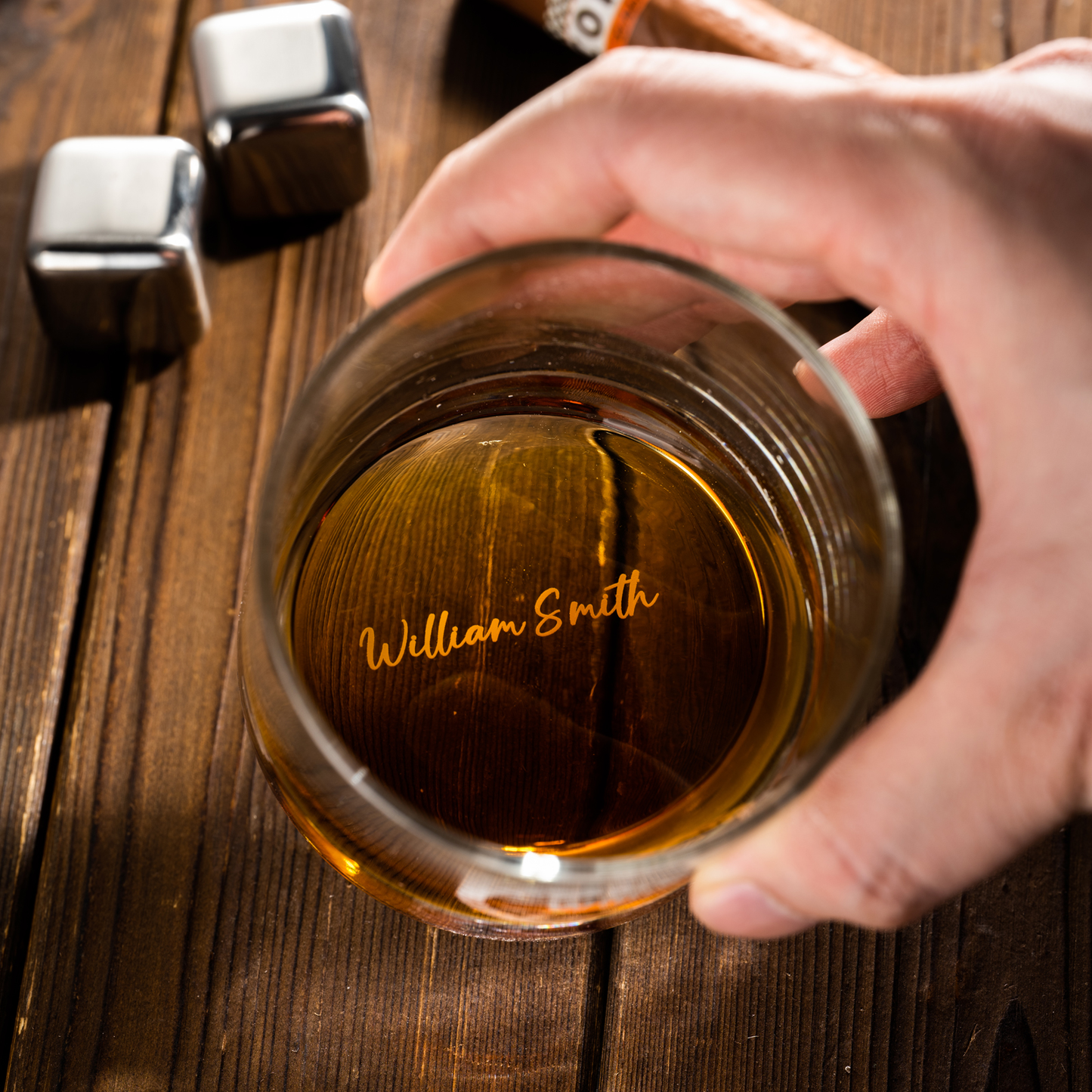 Personalized Whiskey Glass Gift for Men