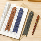 Marcapáginas de cuero personalizado para profesor/a