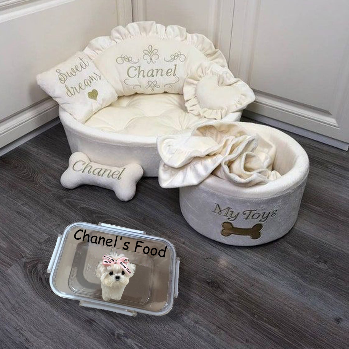 Personalized Dog Food Storage Can Keep Fresh