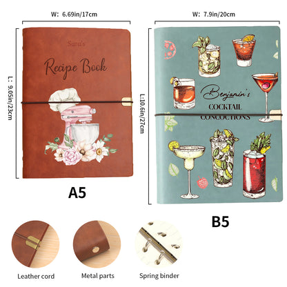 Personalized Color Printed Recipe Book