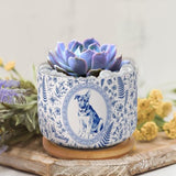 Pet Portrait Planter Home Decor Pet Memorial Remembrance - Personalized Plant Pot