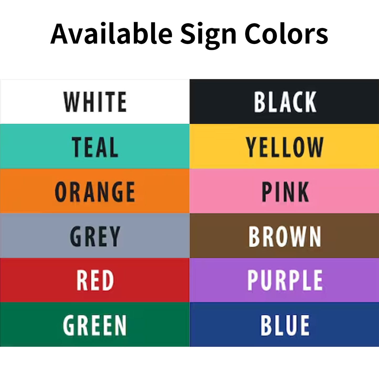 Personalized Metal Retro Sign