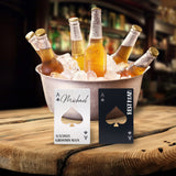 Abrebotellas personalizado de acero inoxidable