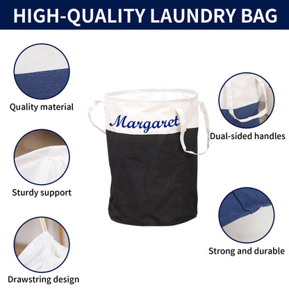 Personalized Laundry Bag, Monogrammed Laundry Bag, For College Students, Laundry Bag with Handles