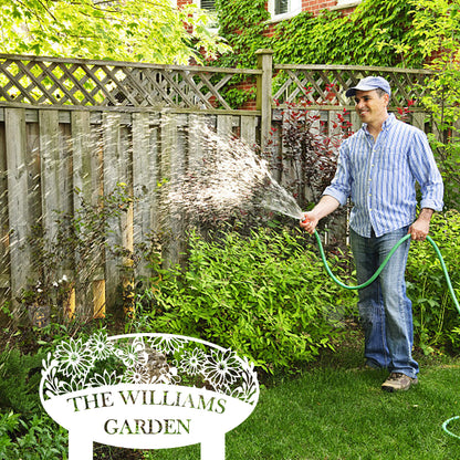 Personalized Garden Metal Sign Decoration