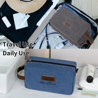 Personalized Canvas Toiletry Bag