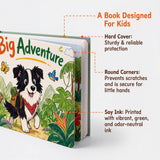 Personalized Pet Photo Storybook Custom Dog Portrait and Name 24 Pages Pet Illustrations Hardcover Pet Adventure Book Toddler Bedtime Book Gifts for Kids Boys Girls Birthday Baby Shower