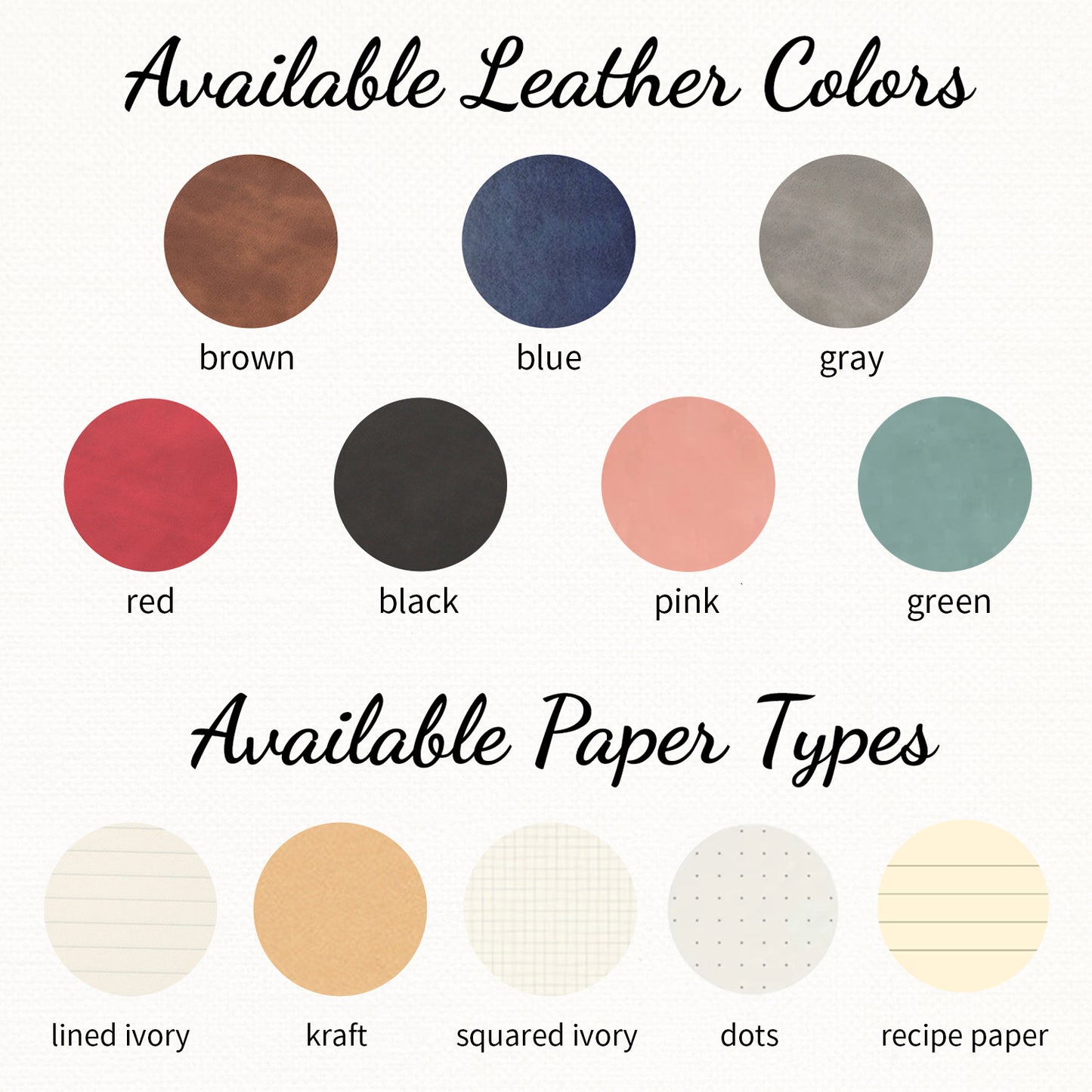 Personalized Color Printed Recipe Book