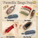 Personalized Genuine Leather Rosary Pouch Cross Print Rosary Bag with Name Mini Coin Purse Portable Rosary Storage Case Gifts for Christians Catholic Religious Baptism Women Family