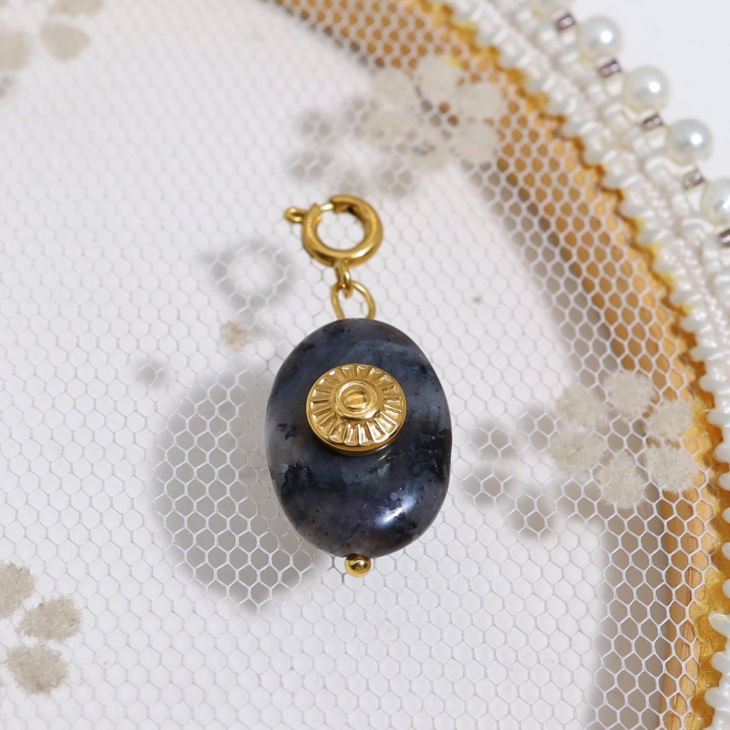 Personalized Gold Charm Necklace, Handmade Necklaces, DIY Ruby Charm Necklace