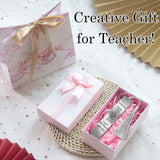 Marcapáginas de acero inoxidable personalizado para profesor/a