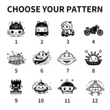 Juego de vajilla infantil de vehículos