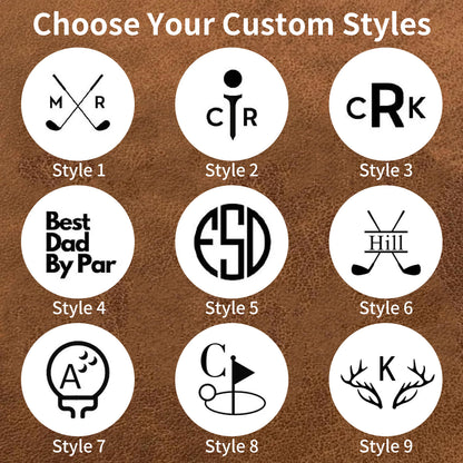 Personalised Golf Tag with 5 Tees