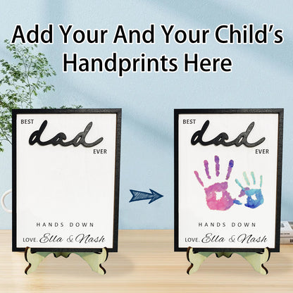 Personalized Dad Engraved Wooden Sign