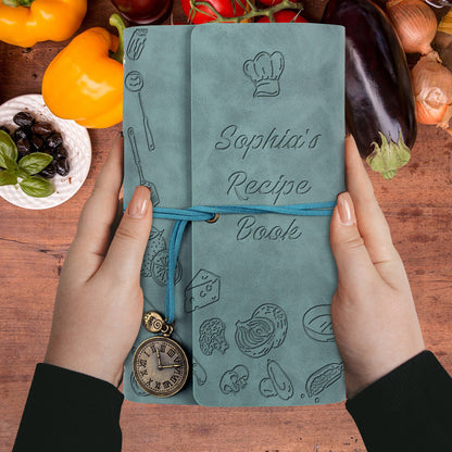 Personalized Blank Recipe Book Binder