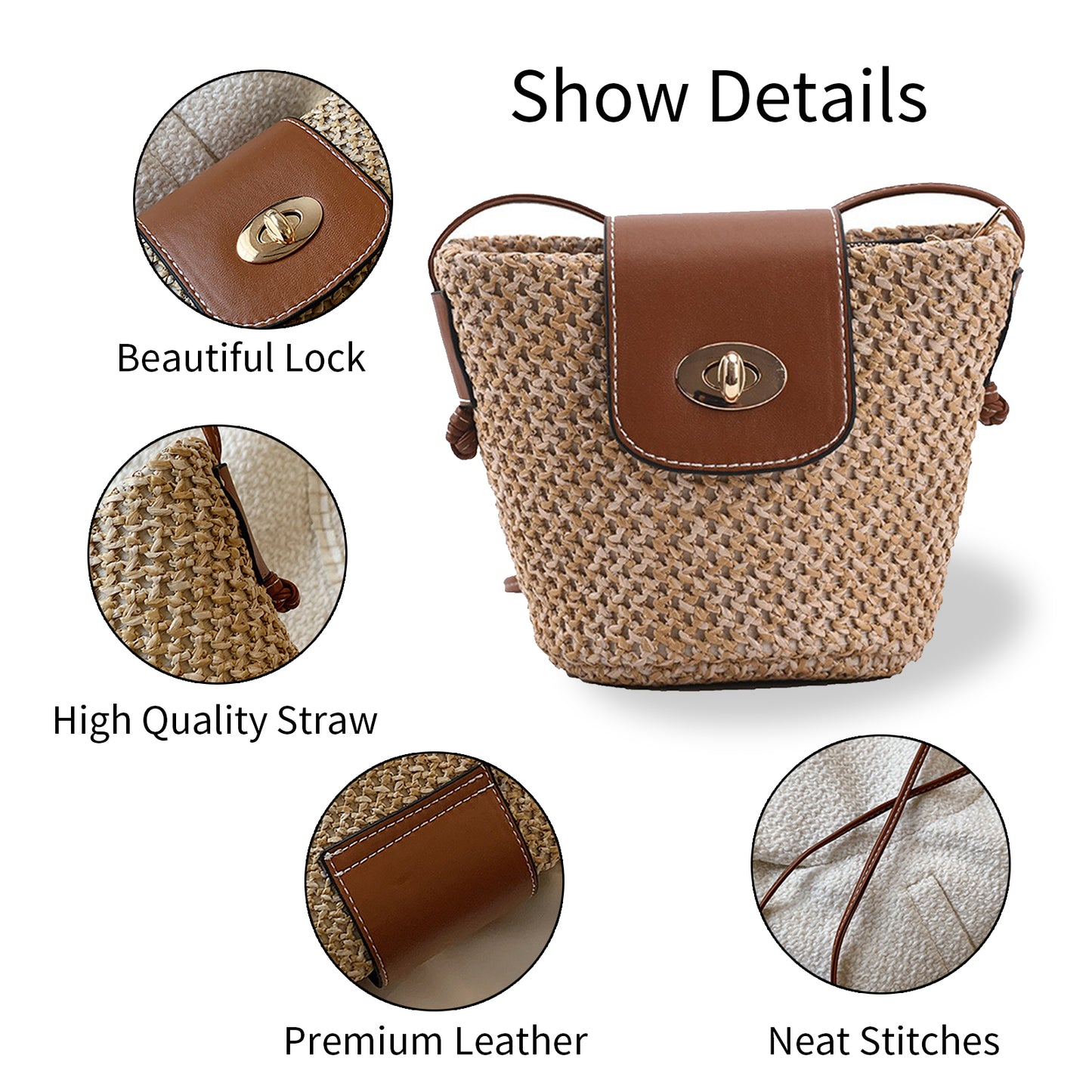 Personalized Shoulder Crossbody Bag