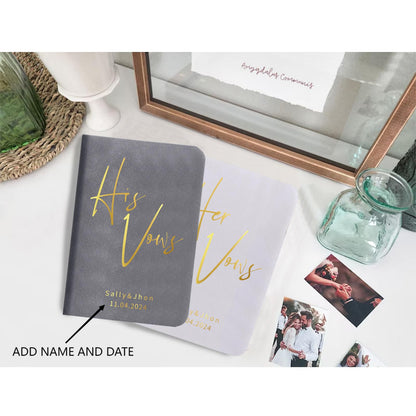 Personalized Wedding Vows Book