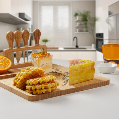 Personalized Engrave Charcuterie Board Set