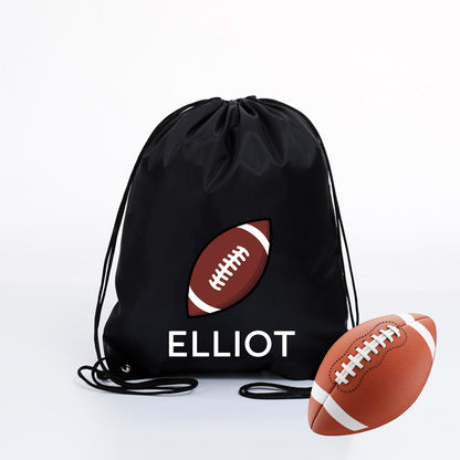 Personalised Durable Drawstring Bag, Customised Sports Equipment Bag