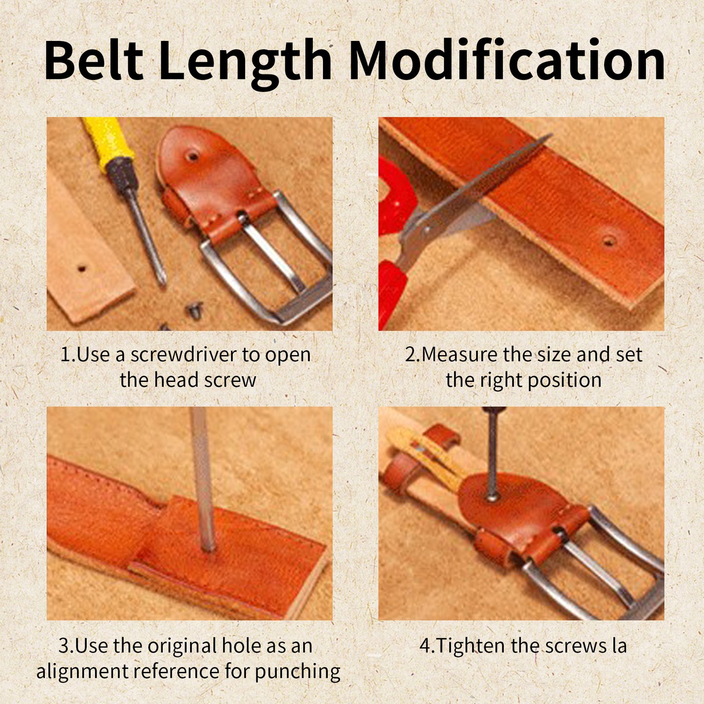 Personalized Genuine Leather Belt