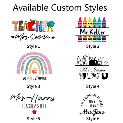 Personalized Teacher Tote Bag
