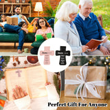 Personalized Magnetic Christian Bookmarks Custom PU Leather Bookmark with Name & Bible Verses Catholic Cross Book Marks Religious Gifts for Women Students Teachers Father Book Lovers-xmj