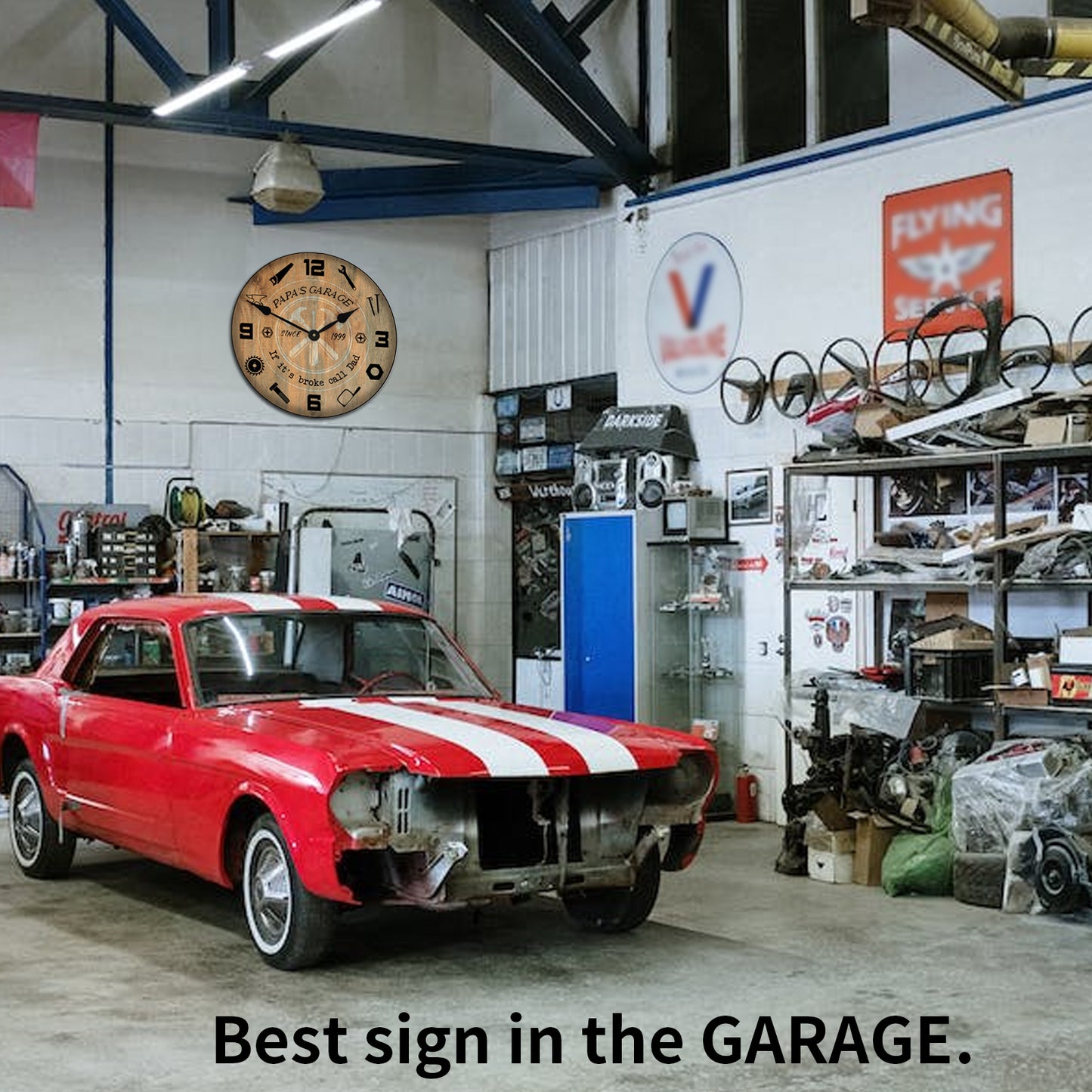 Custom Garage Sign, Personalized Workshop Sign
