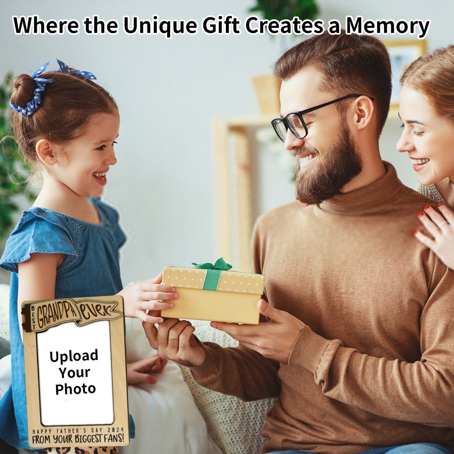 Personalized Car Photo Frame Sun Visor Clip