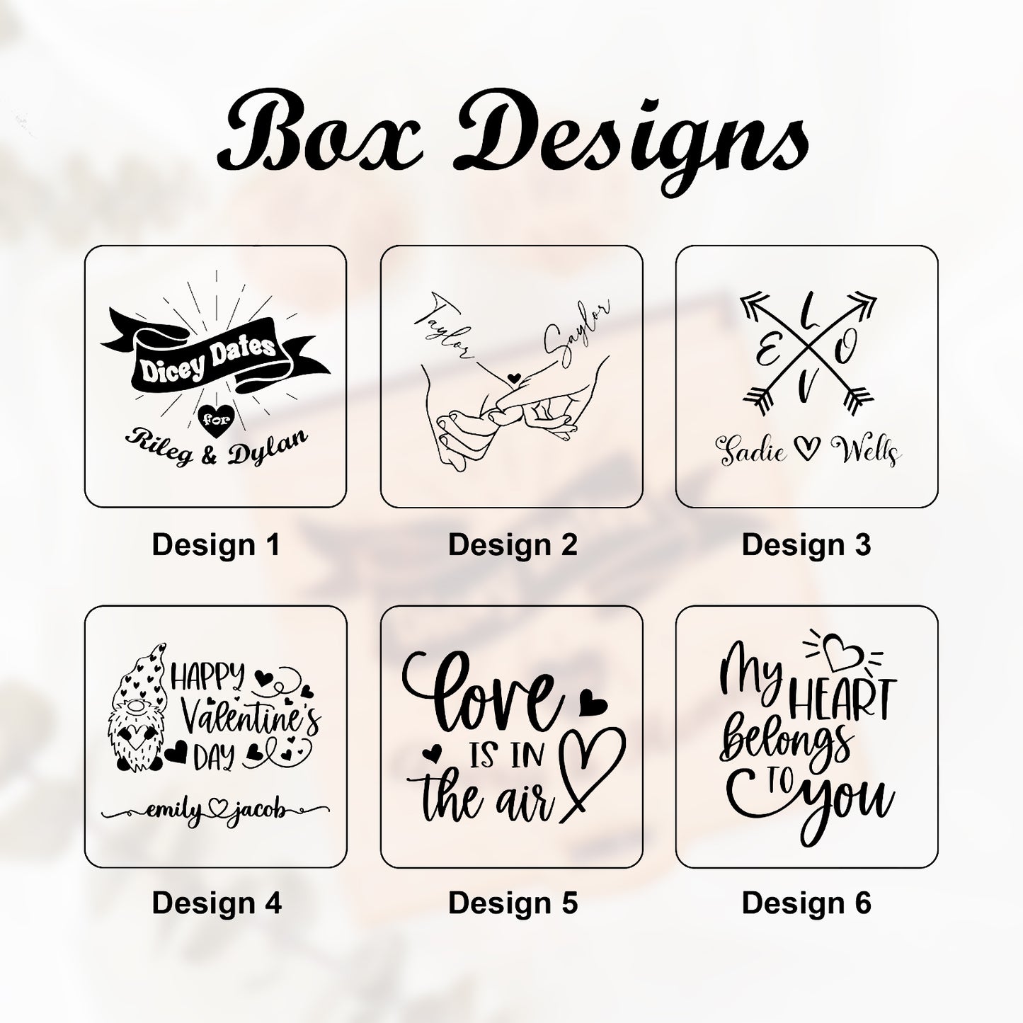 Personalized Date Night Dice Game