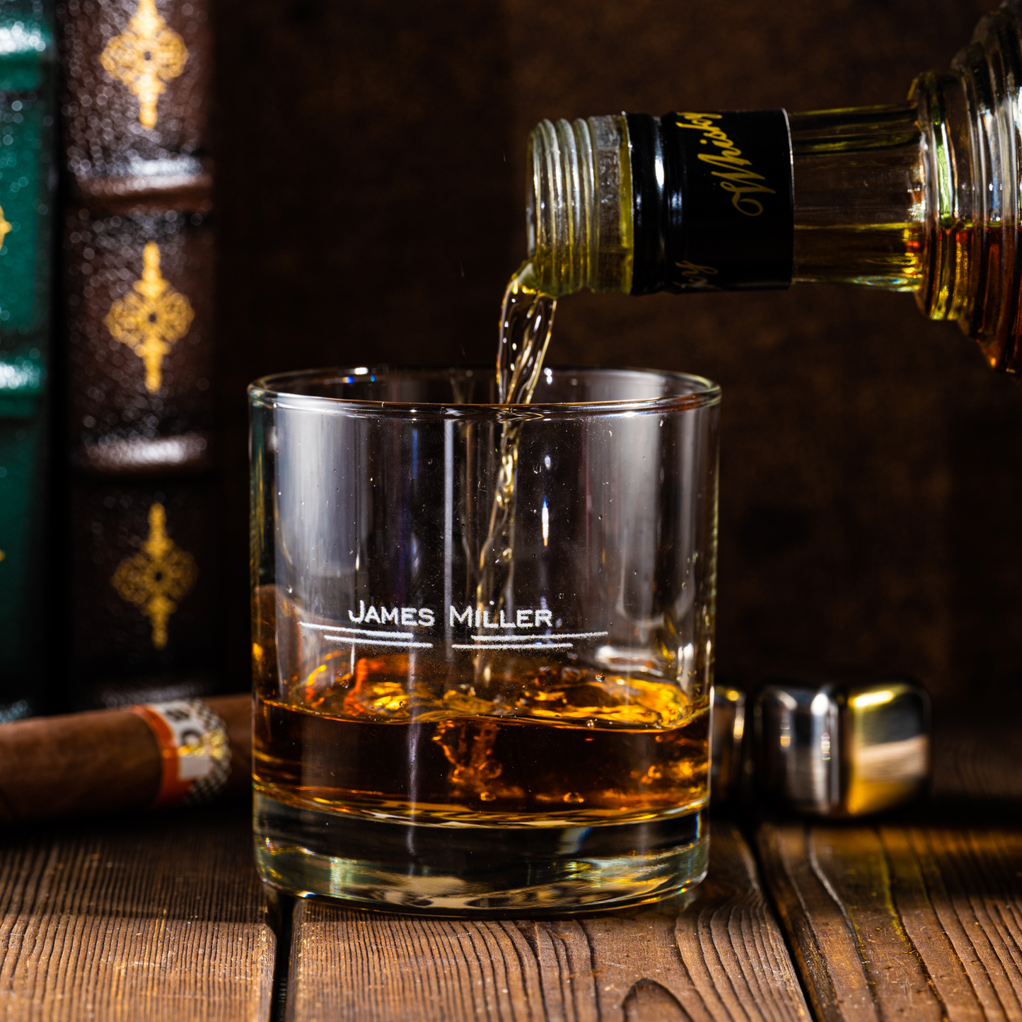 Personalized Whiskey Glass Gift for Men