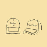 Gorra Trucker Personalizada, Logo de Texto, Unisex