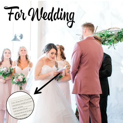 Personalized Wedding Vows Book