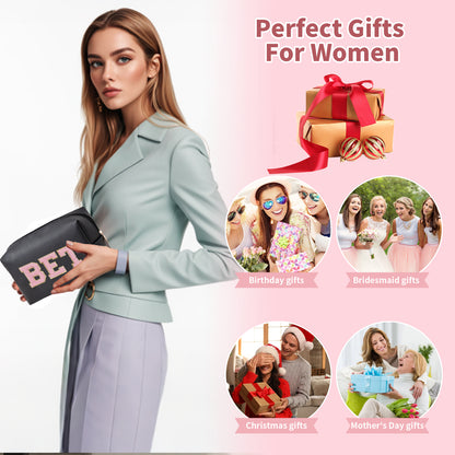 Personalized Preppy Makeup Bag