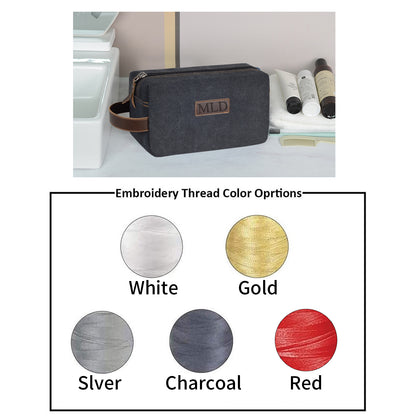 Personalized Canvas Toiletry Bag