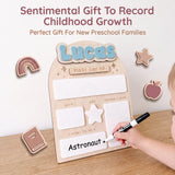 Personalized First and Last Day of School Board Custom Name Back to School Board Children Photo Prop for Preschool Kindergarten 1st Grade Wooden Milestone Keepsake Gift for Kids Girls Boys