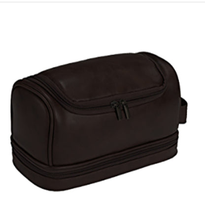 Personalized Leather Toiletry Bag for Men