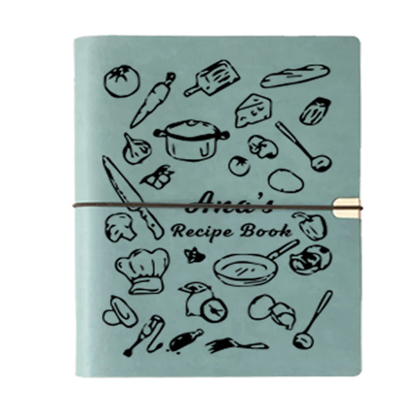 Personalized Leather Recipe Book