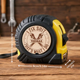 Personalized I Fix Shit Tape Measure with Wrist Strap Measuring Accessories Daily Use Funny Gift For Men Husband Dad Grandpa Mechanic Handyma
