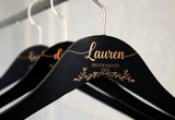 Personalized Wooden Wedding Hanger Bride Hanger Bridesmaid gifts Custom Name Hanger Maid of Honor gift Wedding Dress Hanger