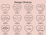Custom Engraved Heart Shaped Wedding Love Lock