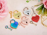 Custom Engraved Heart Shaped Wedding Love Lock